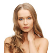beautiful woman with long hair