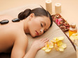 beautiful woman in spa salon