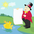 millionaire and a goldfish