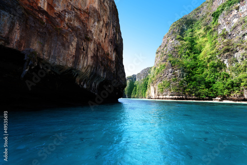 Photo: bay at Phi phi island in Thailand bay at Phi phi island in Thailand