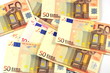 Foto: Bargeld, Euro -Scheine, Fünfziger Bargeld, Euro -Scheine, Fünfziger