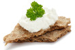 Knäckebrot mit Magerquark