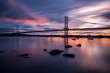 Forth road bridge sunset