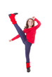 girl modern dancing