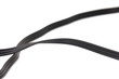 old black wire on a white background