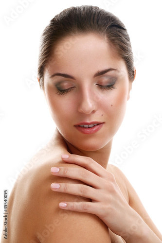Photo: Portrait of beautiful natural woman Portrait of beautiful natural woman