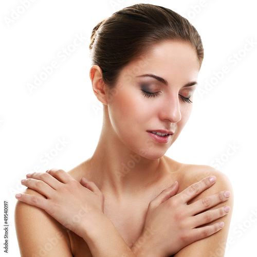 Photo: Portrait of beautiful natural woman Portrait of beautiful natural woman