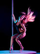 woman pole dancer