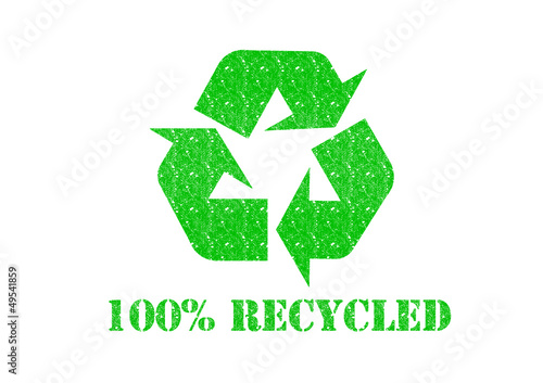 Photo: 100% RECYCLED 100% RECYCLED
