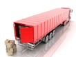 Cargo container and package