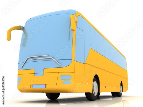 Illustration: bus (3-D simulation, 3-D visualization) bus (3-D simulation, 3-D visualization)