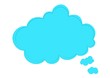 Blue speech bubble
