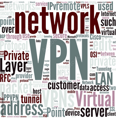 Vector: Virtual private network Concept Virtual private network Concept