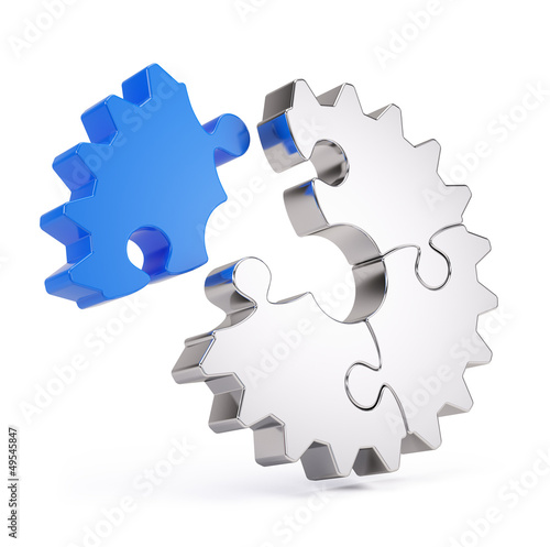 Illustration: Gear puzzle Gear puzzle