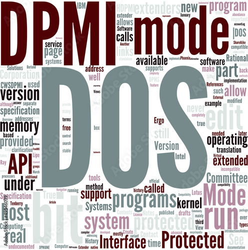 Vector: DOS Protected Mode Interface Concept DOS Protected Mode Interface Concept