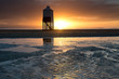 Photo: The wooden lighthouse at Burnham-on Sea,England The wooden lighthouse at Burnham-on Sea,England