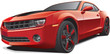 red muscle car