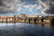 Prague with famous Charles Bridge in Czech Republic