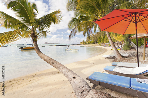 Photo: plage de Bain-Boeuf, Coin de Mire, île Maurice plage de Bain-Boeuf, Coin de Mire, île Maurice