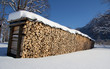 Firewood stored