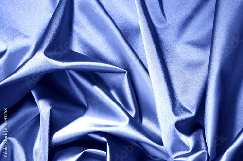 Photo: blue satin blue satin