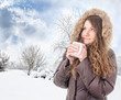 nice hot drink on a cold