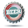 Bottle cap illustration