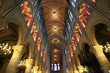 The interior of the Notre Dame de Paris, France