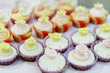 Colorful decorated cupcakes