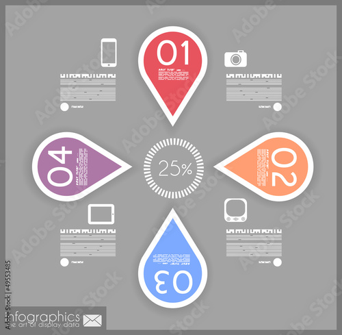 Vector: Infographic design for product ranking Infographic design for product ranking