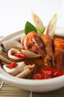 tom yum spicy seafood soup