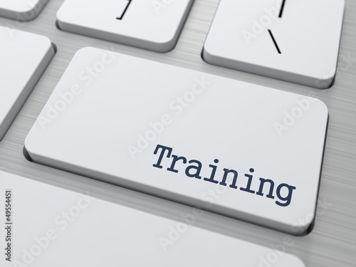 Illustration: Training Button. Training Button.