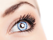 Female blue eye