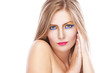portrait of young beautiful blonde woman