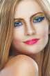 beautiful young woman close up