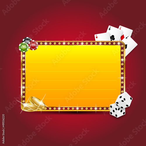 Vector: Casino background Casino background