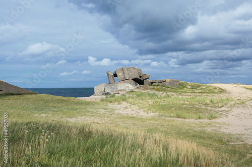 Photo: German bunker in Normandy from the Second World War German bunker in Normandy from the Second World War