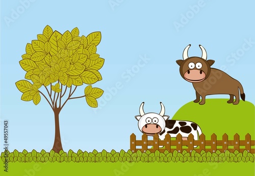 Vector: Farm Animals Farm Animals