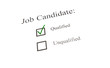 qualified candidate check