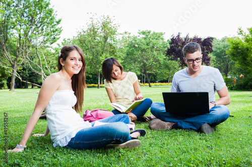 Photo: Group of students Group of students