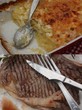 Entrecôte  Gratin de pommes de terre