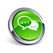 Vector: icône bouton internet conversation icône bouton internet conversation