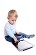 Boy with tablet