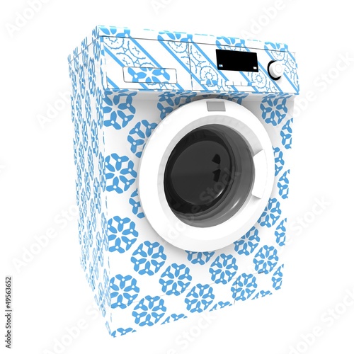 Illustration: A washing machine A washing machine