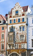 The facade off the house