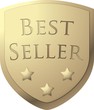 Best seller logo gold