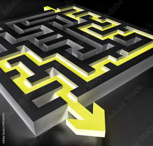 Illustration: maze maze