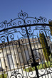 Maison, portail, grille, Saint-Emilion, Bordeaux, vin