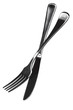 Photo: Knife and Fork Isolated Knife and Fork Isolated