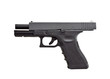 Photo: side view of a modern automatic handgun side view of a modern automatic handgun